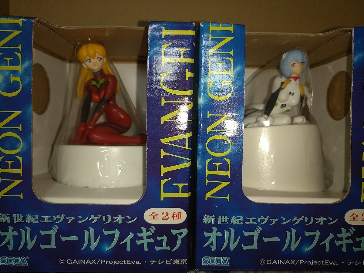 【未使用】新世紀エヴァンゲリオンオルゴールフィギュア 綾波レイ アスカラングレー 2002年 FLY ME TO THE MOON アミューズメント専用景品拍卖