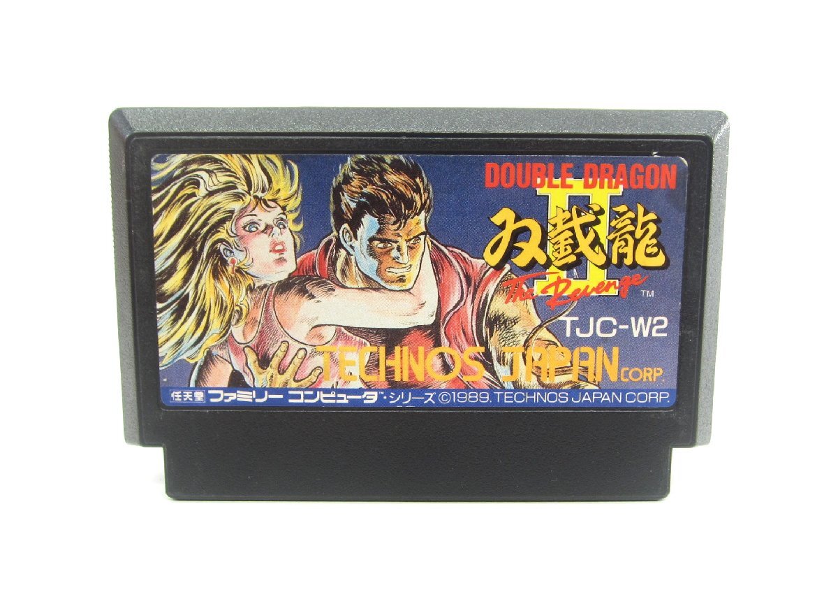 ファミリーコンピュータ 双截龍 ダブルドラゴン DOUBLE DRAGON ソフトゲーム ∠UR670拍卖