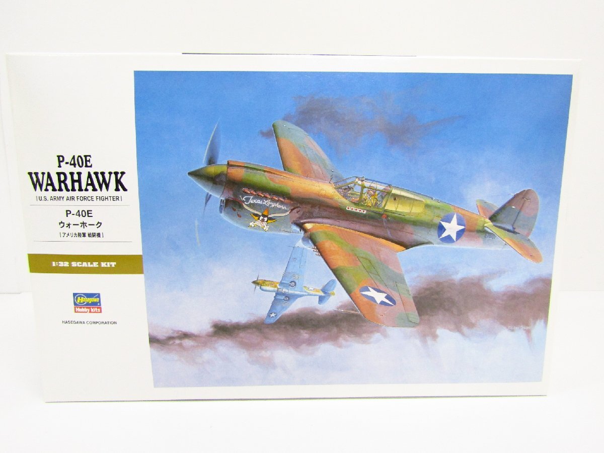未組立品 ハセガワ 1/32 P-40E ウォーホーク プラモデル ∩TY14807拍卖