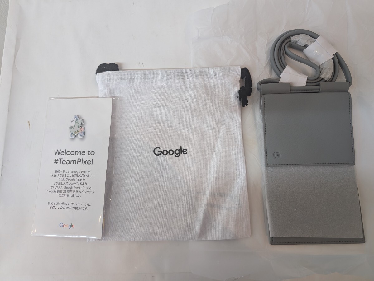 Google pixel 購入特典 ポーチ 巾着 ピンバッジ 3点セット拍卖