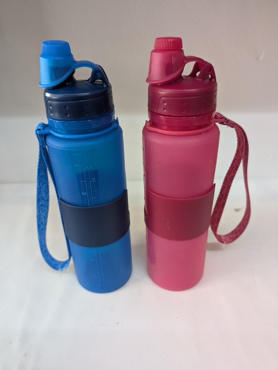 折りたたみ 水筒 ボトル 650ml 2個セット拍卖