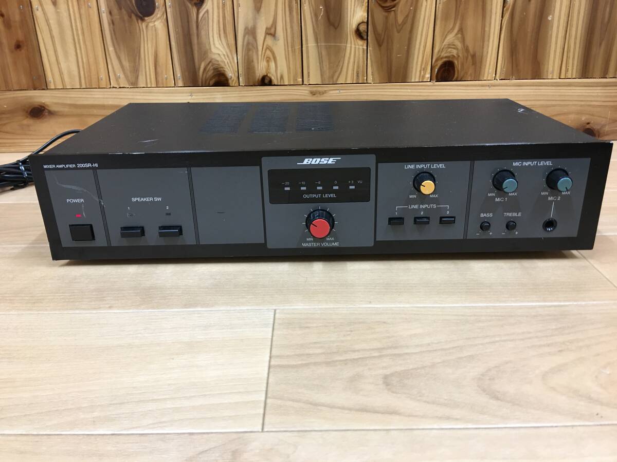 A21823)BOSE 200SR-HI Mixer Amplifier アンプ 中古動作品拍卖