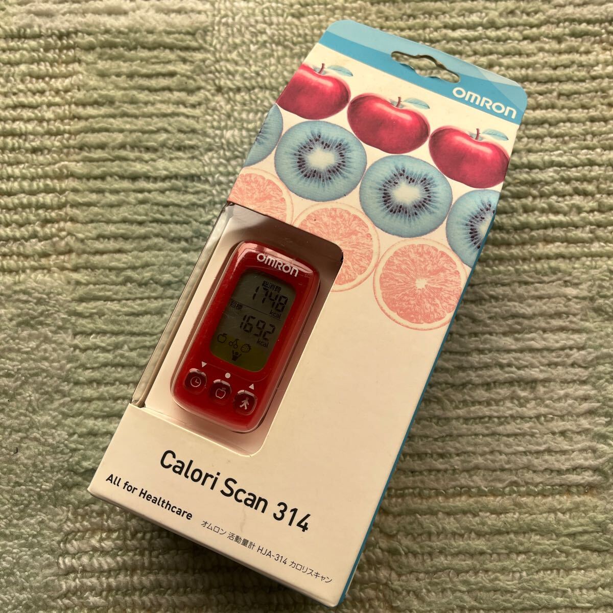 送料込!オムロン 活動量計 HJA-314-R カロリスキャン(レッド) ダイエット 拍卖