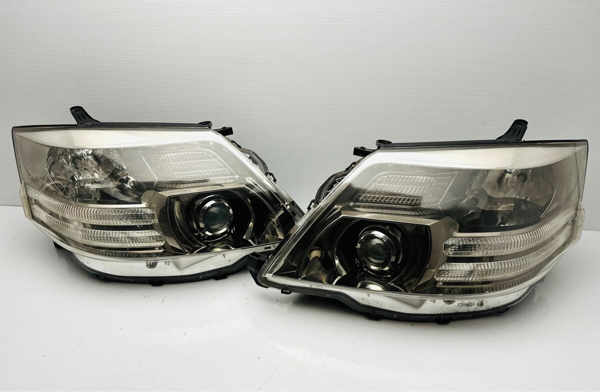 ★当日発送★割れ無★10系 アルファード 後期 ANH10W MNH10W 純正 HID ヘッドライト 左右セット AFS付 ICHIKOH 58-17 打刻 7 (A202)拍卖