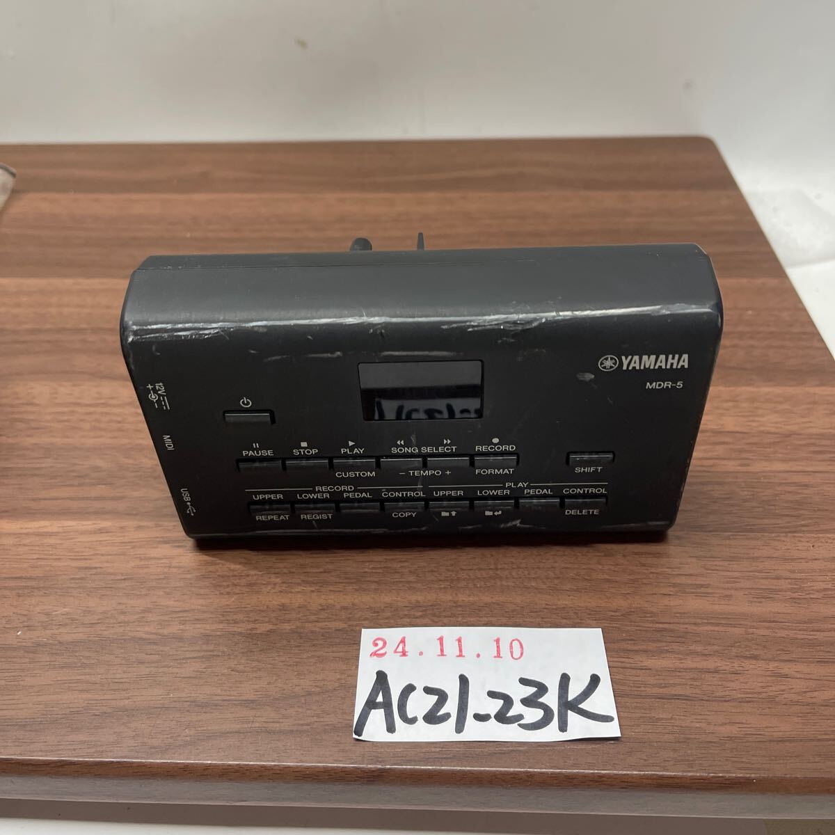 「AC21_23K」YAMAHA MDR-5ヤマハ/エレクトーン/ELシリーズ 電源アダプター無し 本体のみ(241111)拍卖