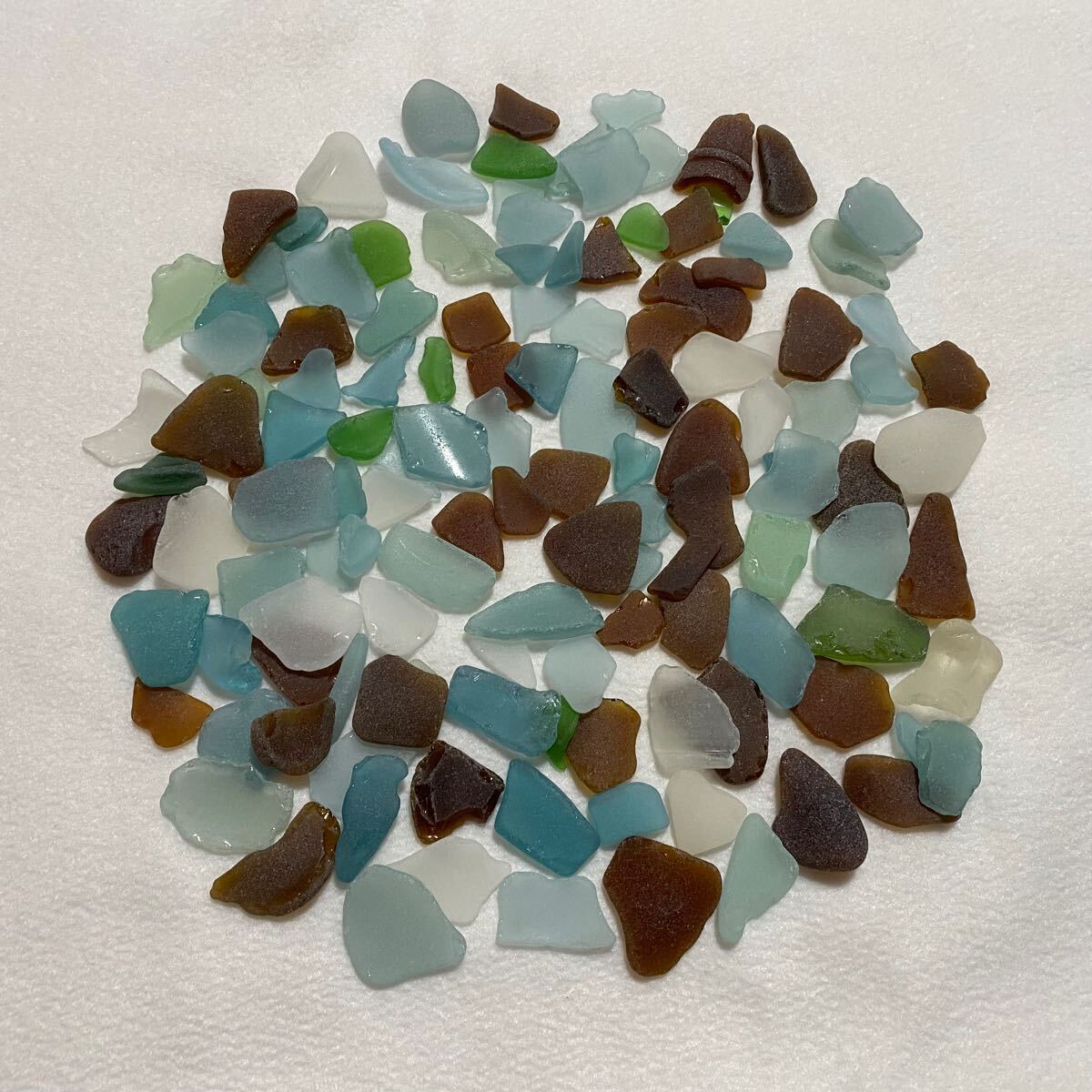 シーグラス550g 瀬戸内海 S904ビーチグラス レア 小、中サイズ 粗め 工作や作品造りにどうぞ拍卖