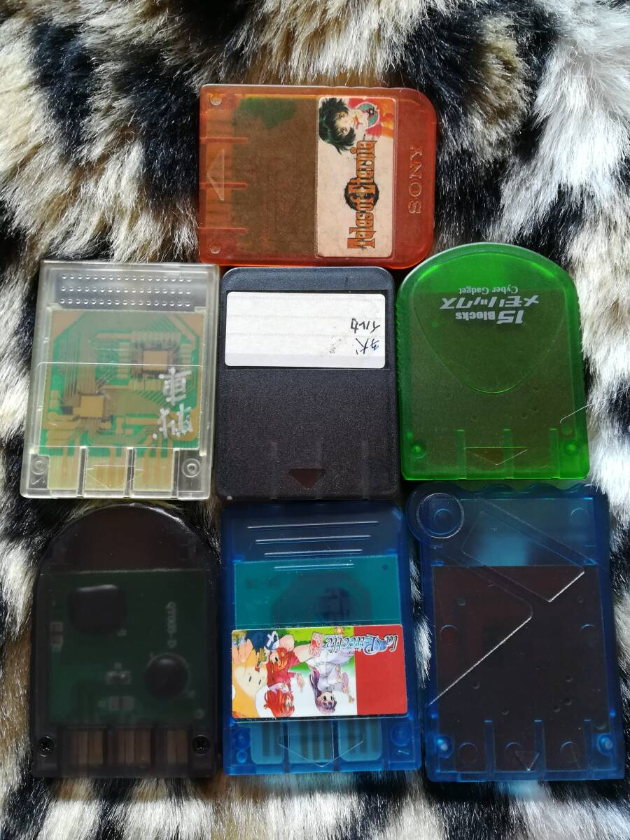 【中古・動作確認済】PS プレイステーション メモリーカード 7枚拍卖