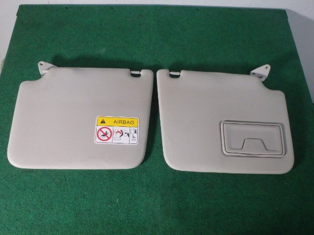 ●デイズルークス B21A H27/2 サンバイザー 左右セット 純正 グレー ミラー付(運転席側のみ) 96400-6A00L 96401-6A01B 在庫処分拍卖
