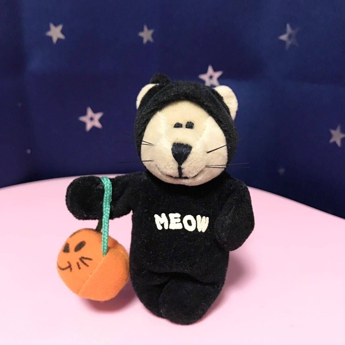 スタバ ベアリスタ 2002 ネコ ハロウィン ぬいぐるみ マグネット スターバックス拍卖