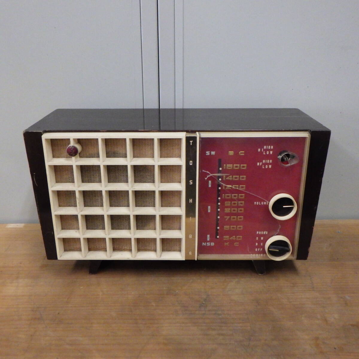 東芝 真空管ラジオ うぐいすES SP-6504H 詳細不明拍卖