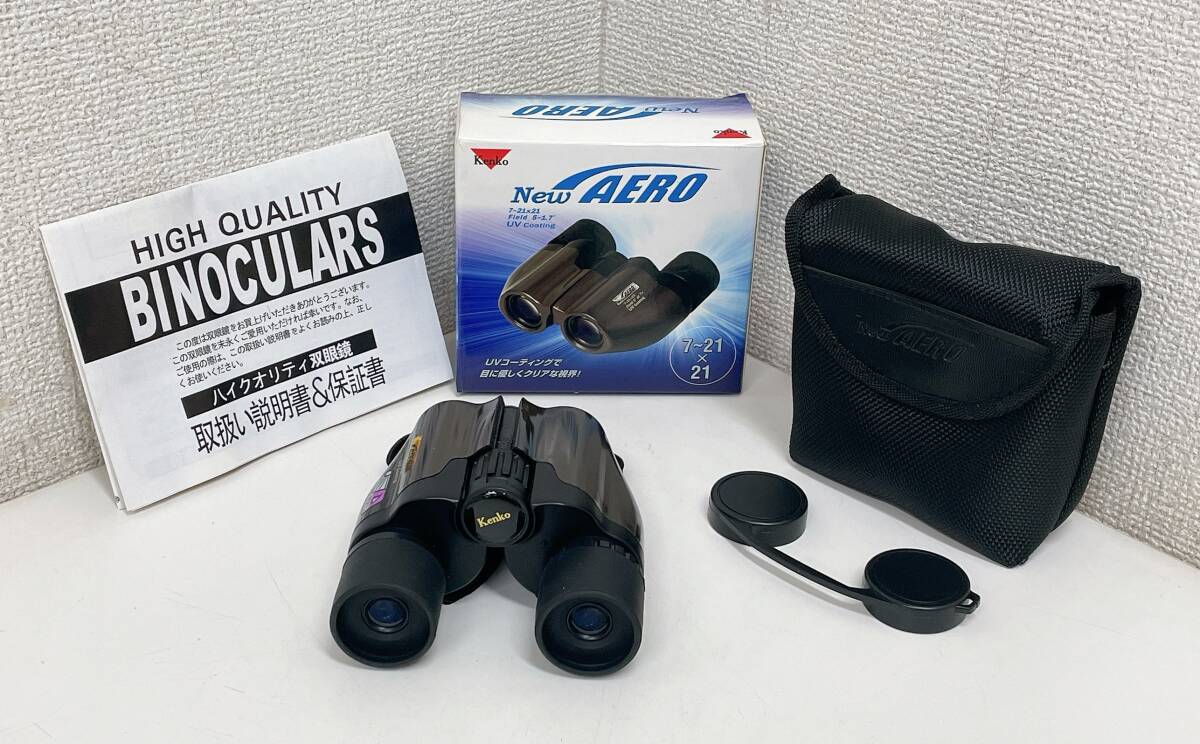 【Kenko 双眼鏡 UVコーティング】アウトドア 野外フェス スポーツ観戦/箱入り/A611-261拍卖
