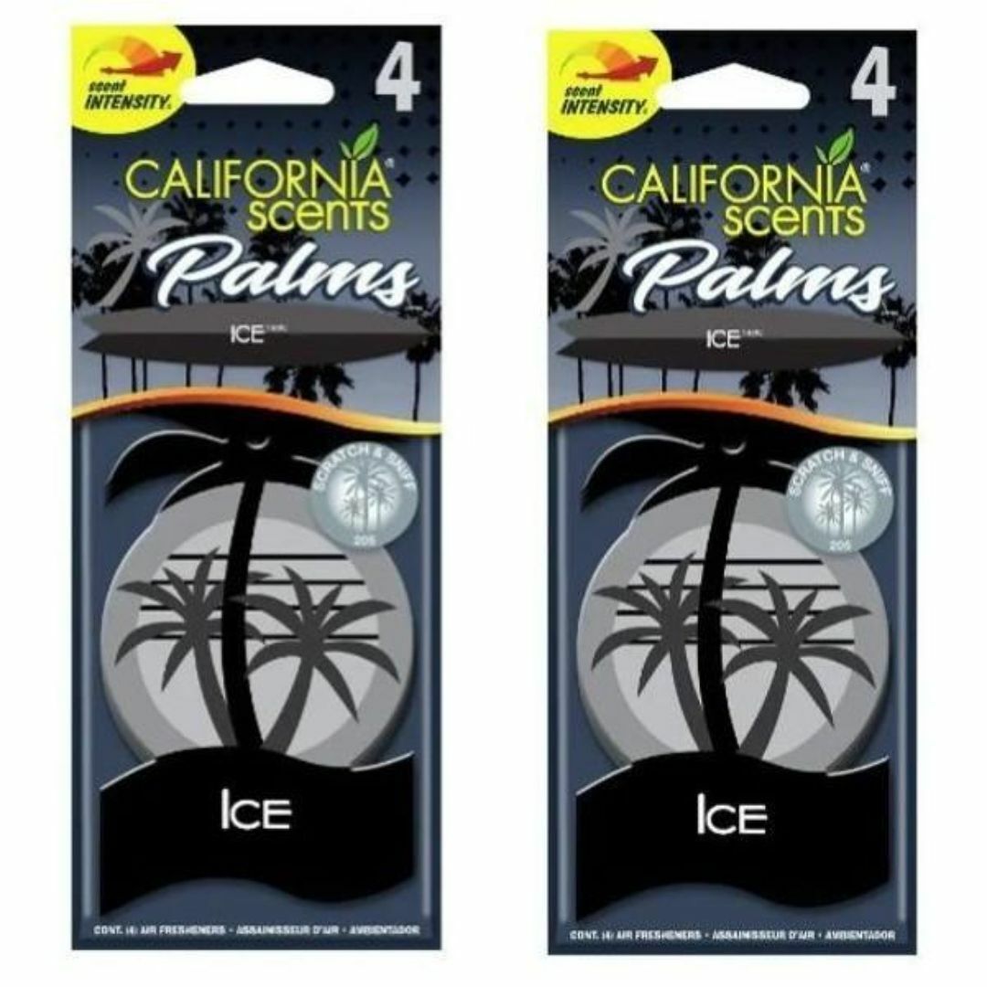 カリフォルニアセンツ エアーフレッシュナー Ice アイス 4枚パック×2拍卖