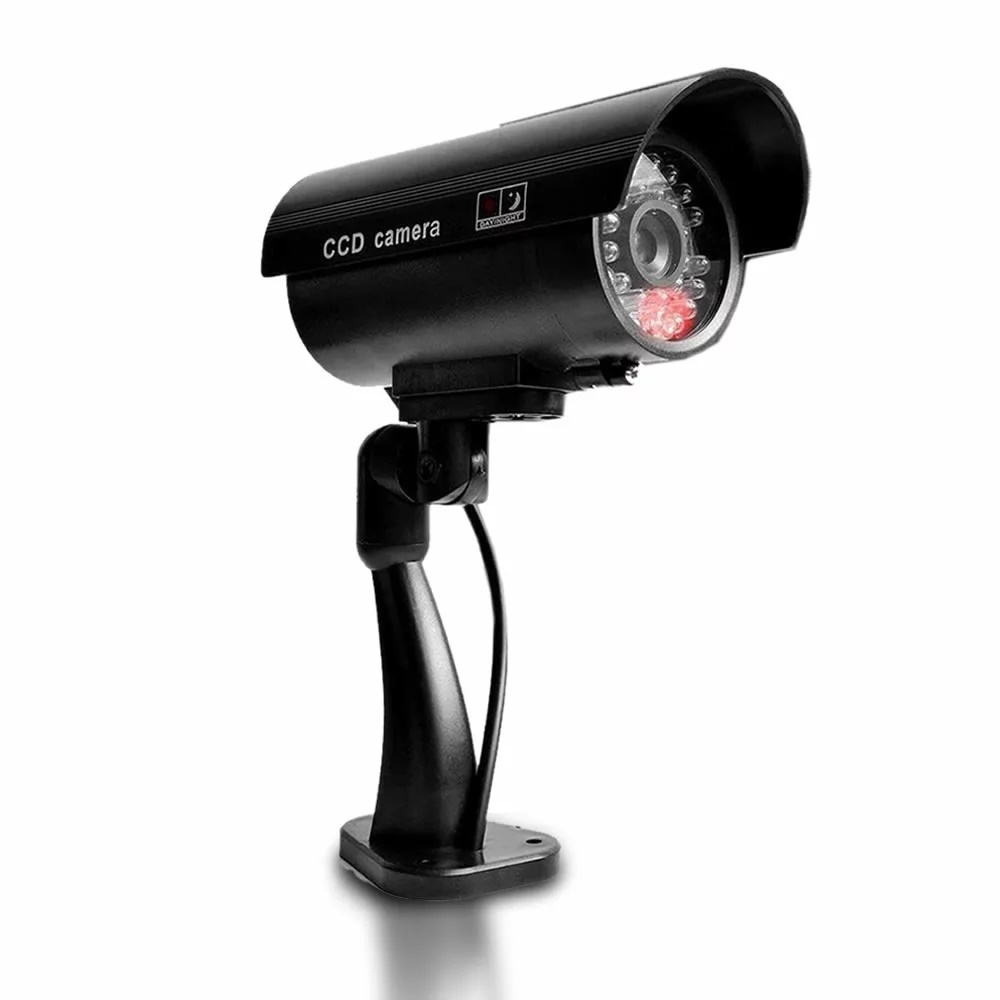 ダミーカメラ 威嚇 LED 常時点滅 ソーラー 監視 防犯 配線不要 壁掛け 簡単 抑止 節電 セキュリティ 玄関拍卖