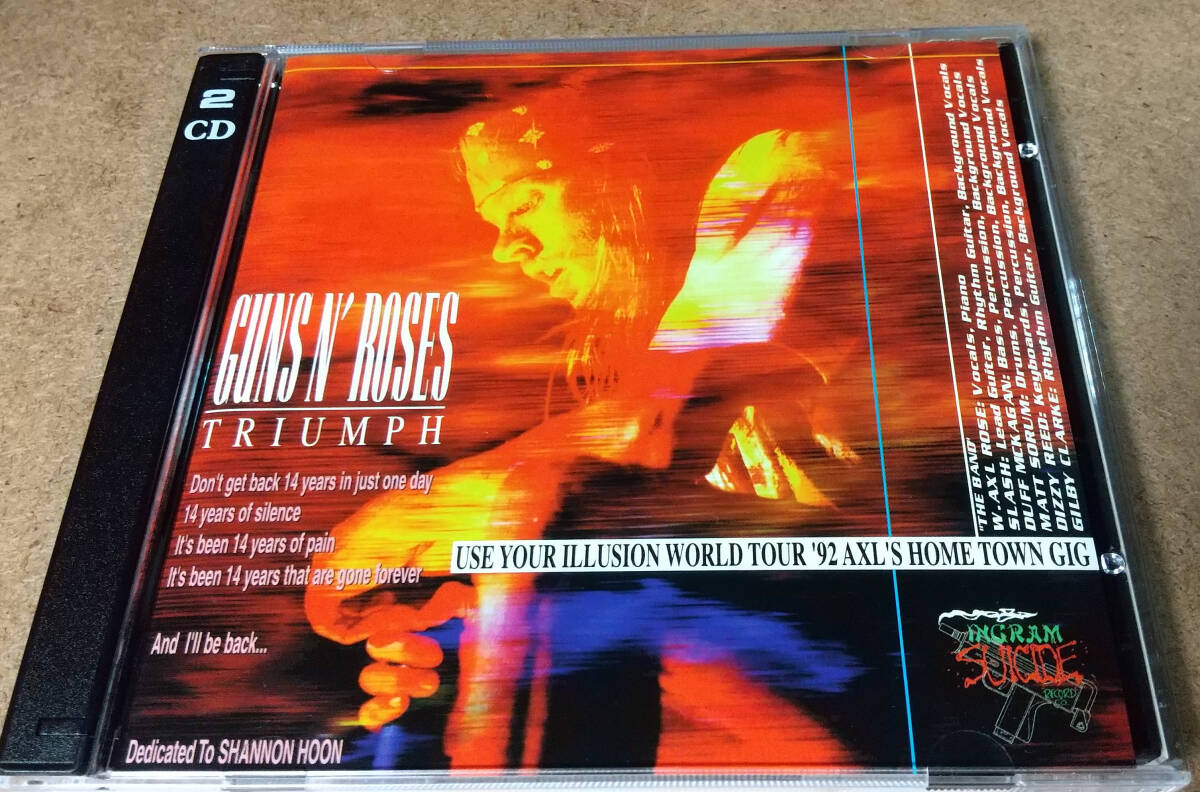 GUNS N' ROSES 「TRIUMPH」(2CD)拍卖
