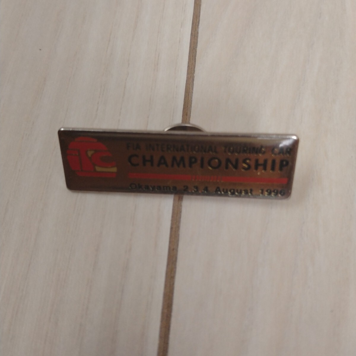 未使用美品★FIA INTERNATIONAL TOURING CAR CHAMPIONSHIPピンバッジ拍卖