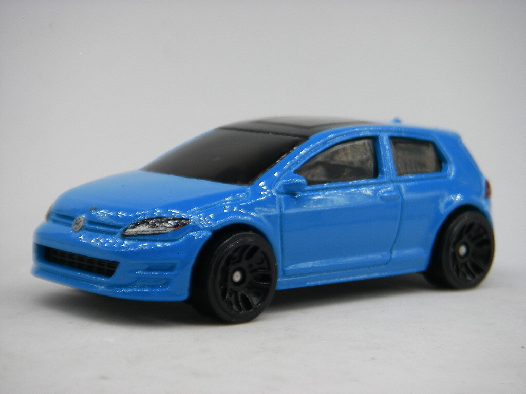 ホットウィール (青) フォルクスワーゲン ゴルフ Mk7 <ルース> Hot Wheels 限定色拍卖