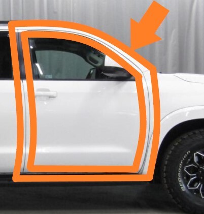 新品 純正 トヨタ セコイア 60 60系 前期 後期 フロントドア オープニングトリム ウェザーストリップ 右 ラバー モール ゴム T1107B-1拍卖