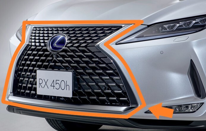 レクサス RX 450H/300 AGL20 GYL20 新品 純正 ブラックツアラー グリル ラジエーター ブラック フロント ラジエター L0140-2拍卖