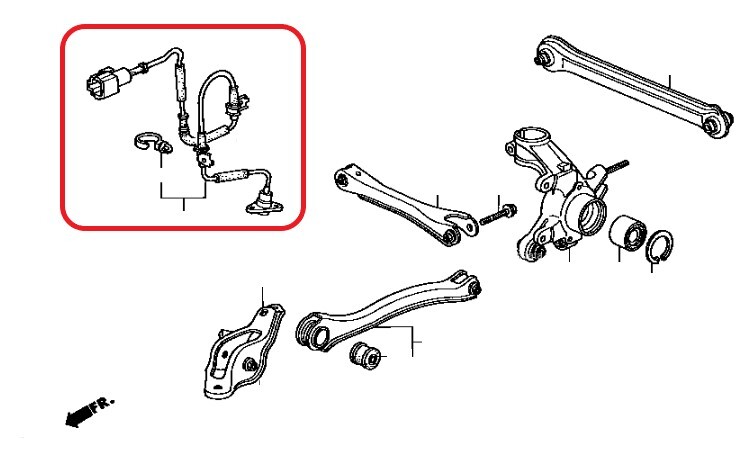 新品未使用 純正 ホンダ ビート PP1 リヤ リア センサー 車速 ABS 右 スピードセンサー H0148-1拍卖