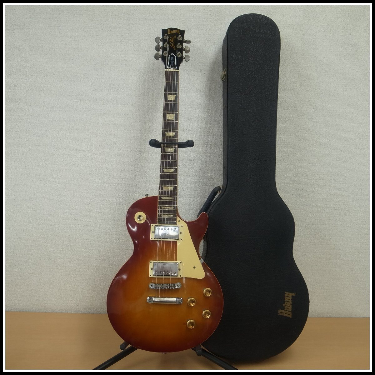 FERNANDES フェルナンデス Burny バーニー FLG-100 レスポールタイプ エレキギター ハードケース付き ジャパンビンテージ拍卖