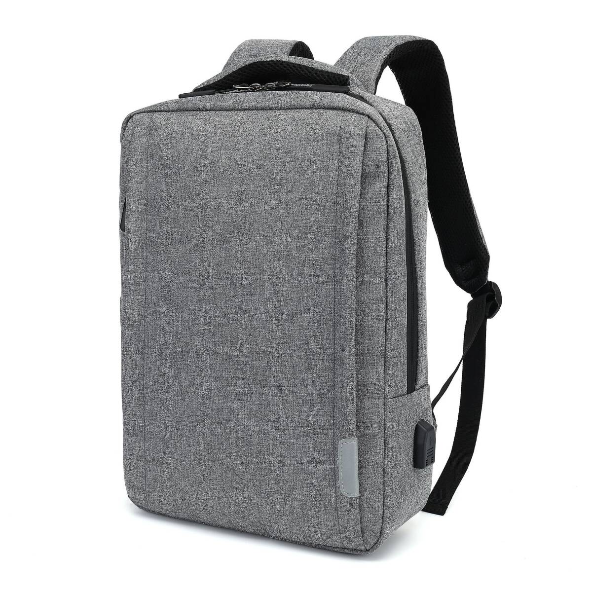 ビジネスリュック 薄型 PC バックパック 防水 軽量 多機能耐衝撃リュック通勤拍卖