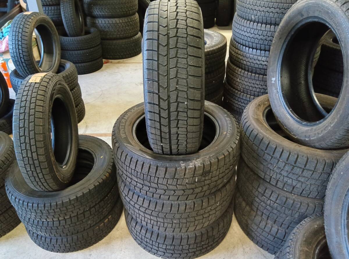 205/55R16 ダンロップ ウィンターマックスWM02 9山 No.308拍卖