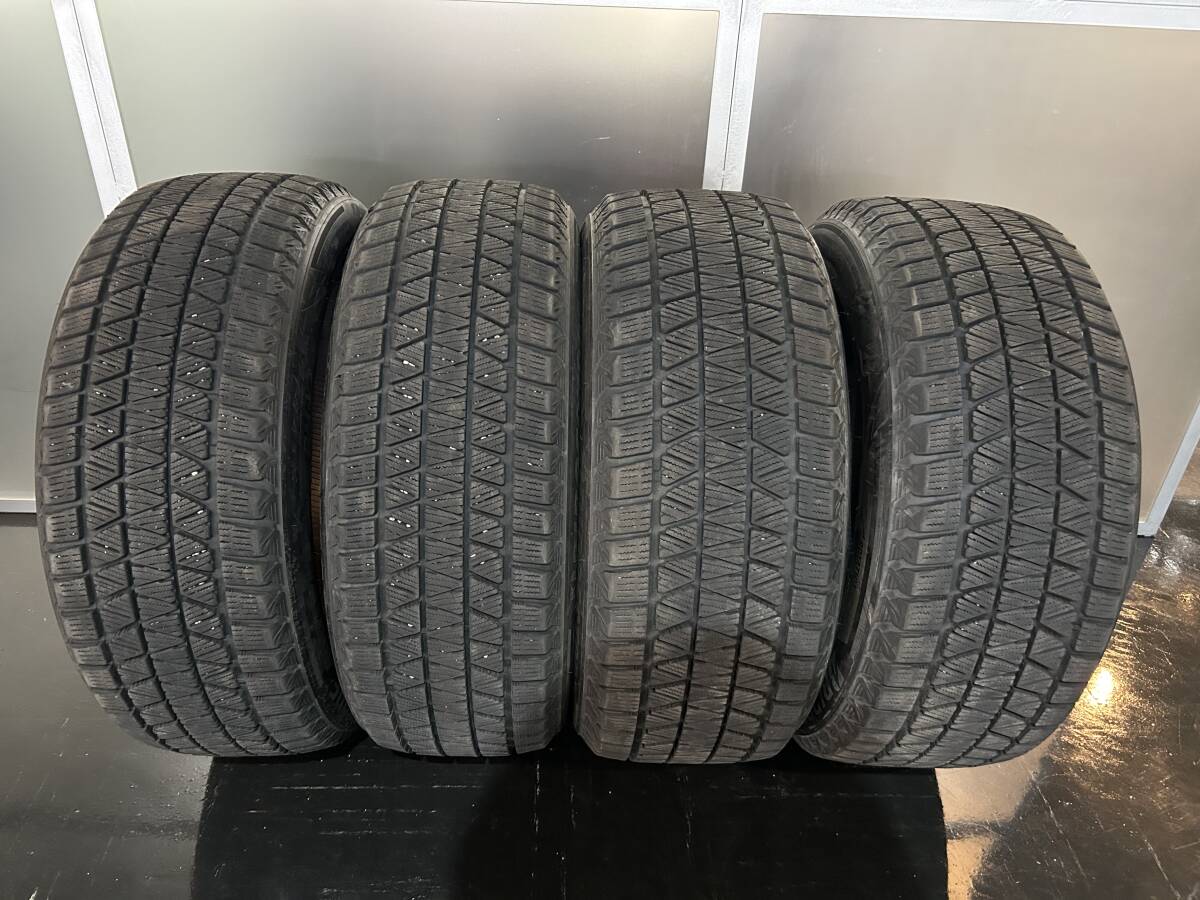 札幌 ポルシェ マカン BRIDGESTONE BLIZZAK DM-V3 235/55R19 255/50R19 21年製 約8分山 BS 4本セット拍卖