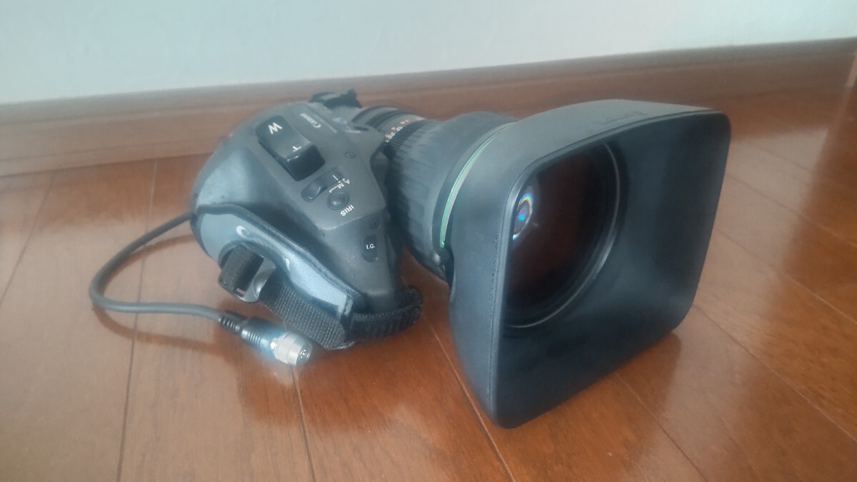 【希少】CANON キャノン1/2 21倍放送用HDレンズ XDCAM PDW PXW PMW等に!KH21e5.7 IRSE SX12拍卖