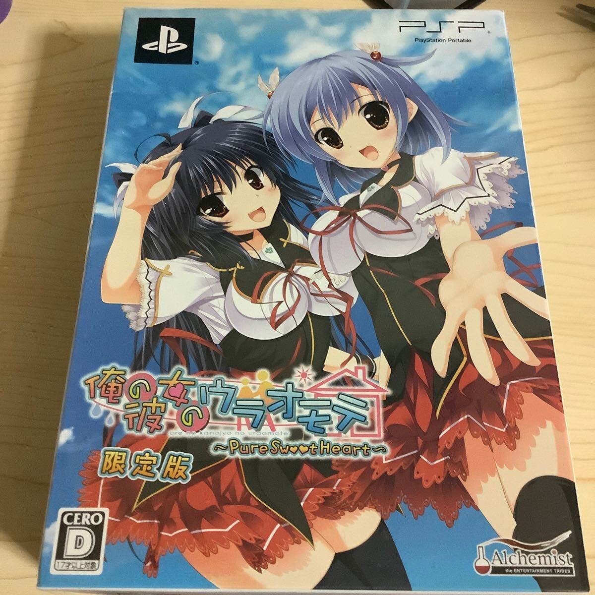 PSP 俺の彼女のウラオモテ Pure Sweet Heart 限定版 Alchemist 上杉 朱乃 & 天原 みやび 描き下ろし タペストリー 新品未開封拍卖