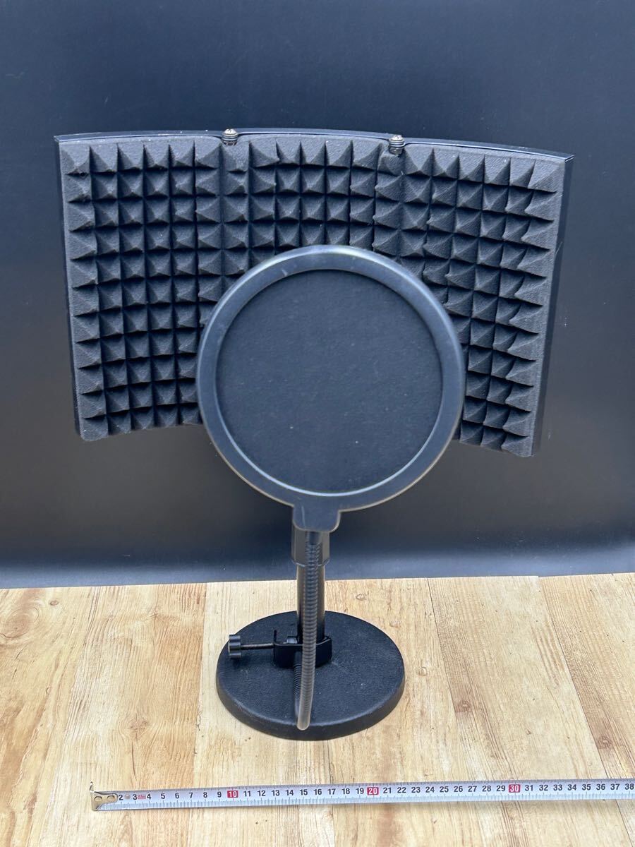 E1 AGPTEK マイク分離シールド スタンド付き拍卖