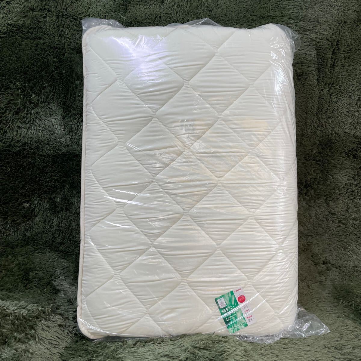 生成りプロファイル4層敷布団☆シングルロングサイズ☆防ダニ防臭加工☆TEIJIN拍卖