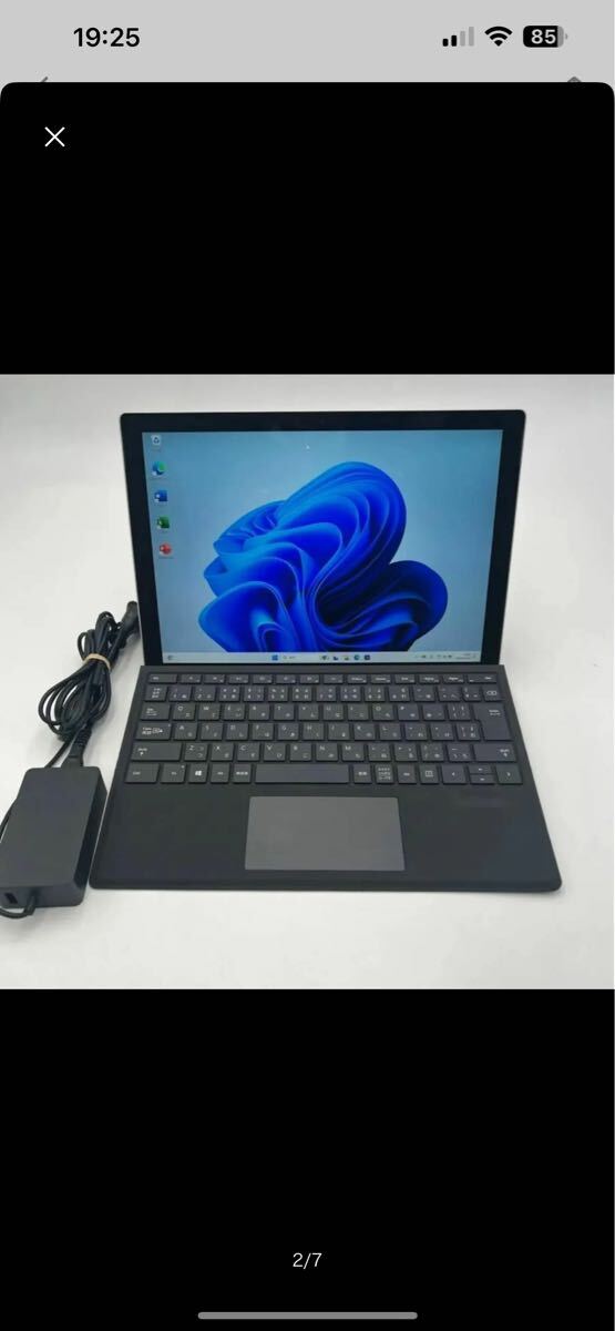 Microsoft Surface Pro 7+(Model 1960) Core i5-1135G7 2.40GHz/8GB/ SSD:128GB拍卖