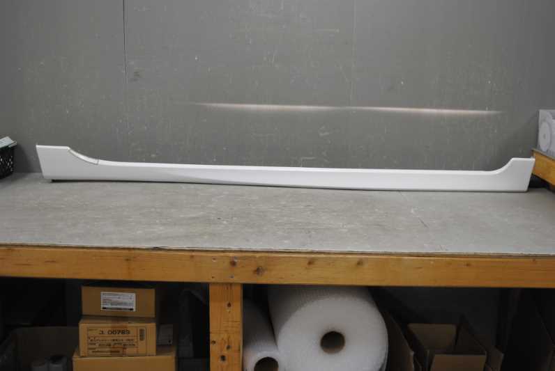 アクセラスポーツ 20E BL系 (BLEAW BL5FP) H.23 純正 右 サイドスポイラー サイドステップ スカート 34K 白 ホワイト BBN5-51P41 s016367拍卖