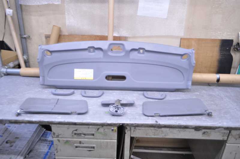 ハイゼット 前期(S320V) 純正 オーバーヘッドコンソール アシストグリップ ルームミラー サンバイザー セット 74650-B5010 k087231拍卖