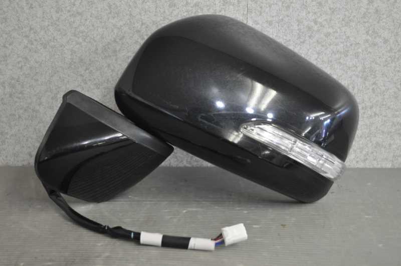 ピクシススペース カスタム RS (L575A) H.24 純正 動作保証 左 ドアミラー 電格 7P 7ピン ウィンカー付 X07 黒 87940-B2B30 s016446拍卖
