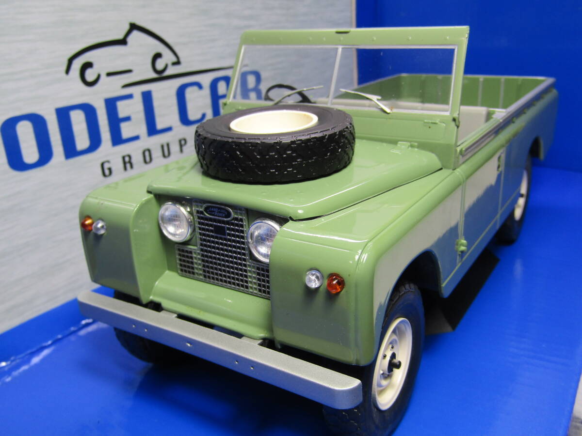 LAND ROVER SERIES Ⅱ109 PICKUP ピックアップ ランドローバー 1/18 シリーズ2 英国軍皇室御用達 MODELCAR グリーン 美品 GB拍卖