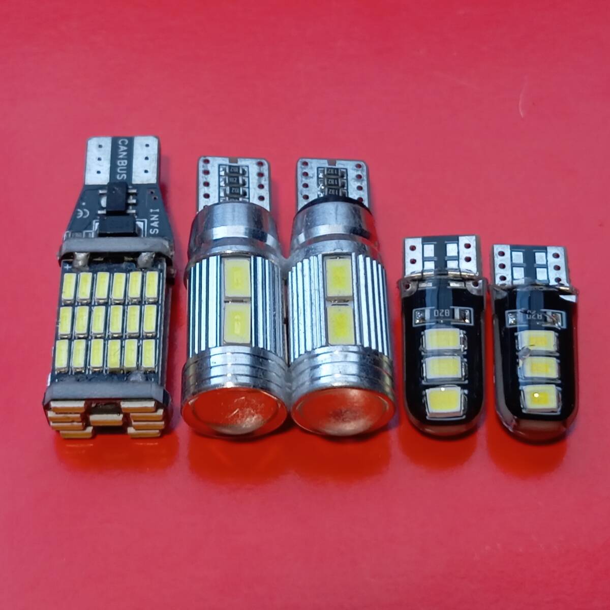 キャリー トラック 超爆光!T10 LED スモール ルームランプ バックランプ ナンバー灯 5個セット 51 52 62系 DA63T DA16T スズキ /45/10/6拍卖