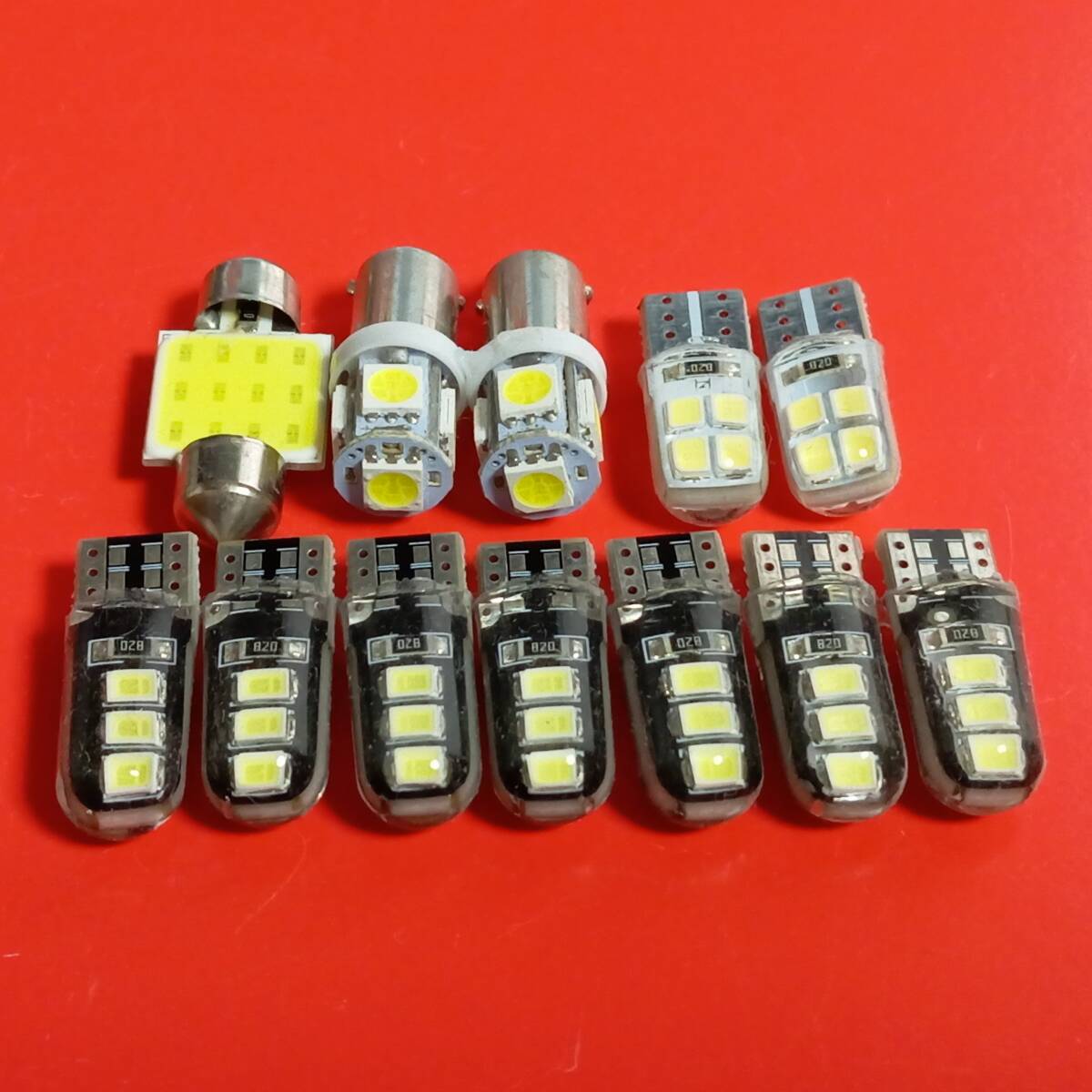 JZS16系 アリスト 超爆光! T10 LED ルームランプ 12個セット ホワイト トヨタ /c8/6/b9/t31拍卖