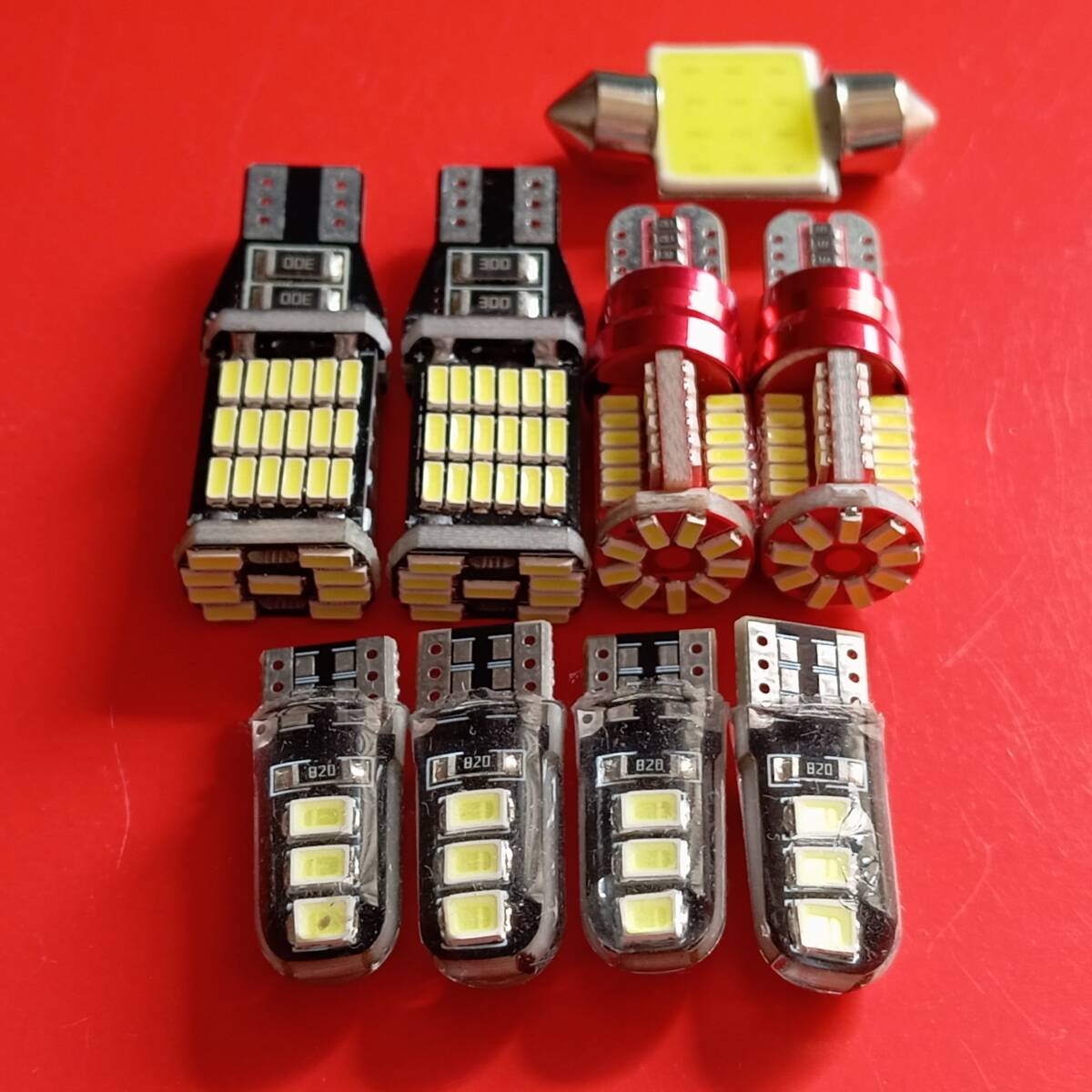 爆光!ZE1 リーフ ニスモ NISMO ルームランプ バックランプ ポジション ナンバー灯 9個セット ホワイト 日産 /45/57/t31/6拍卖