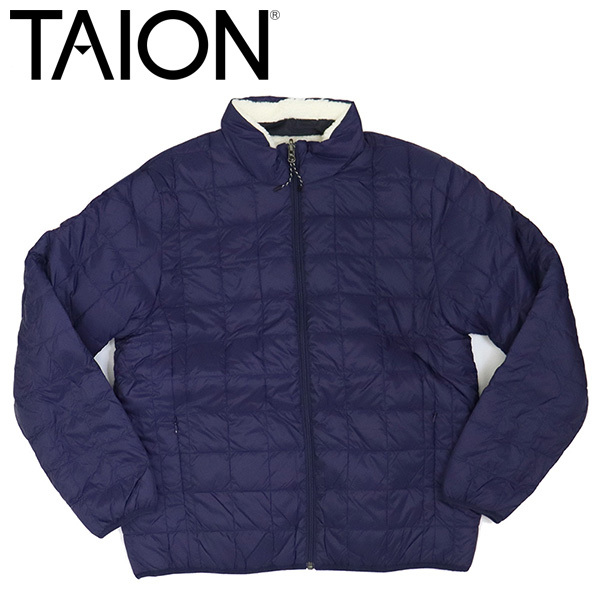 TAION (タイオン) R102MB MOUNTAIN RIVERSIBLE DOWNxBOA JKT マウンテン リバーシブル ダウンxボア ジャケット TA025 NAVYxIVORY M拍卖