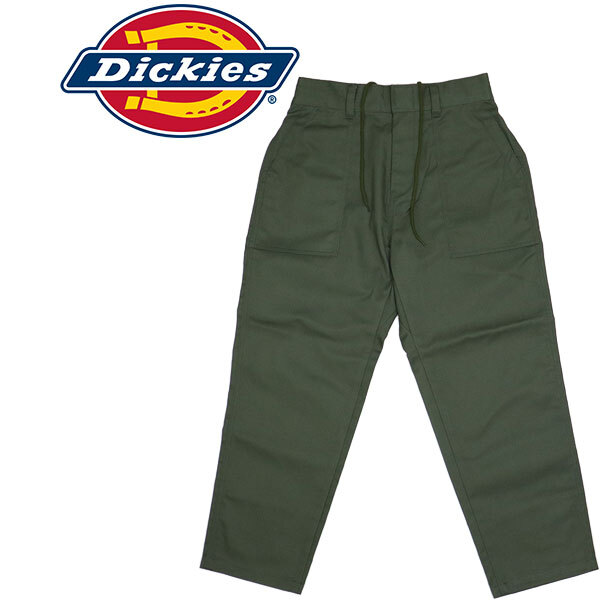 Dickies (ディッキーズ) WD5842 LOOSE TARPERD ルーズ テーパードパンツ OLIVE GREEN DK017 M拍卖