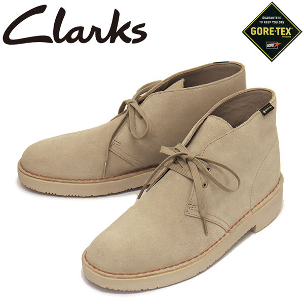 Clarks (クラークス) 26177858 Desert Boot GTX デザートブーツ メンズブーツ Sand Suede CL129 UK9-約27cm拍卖