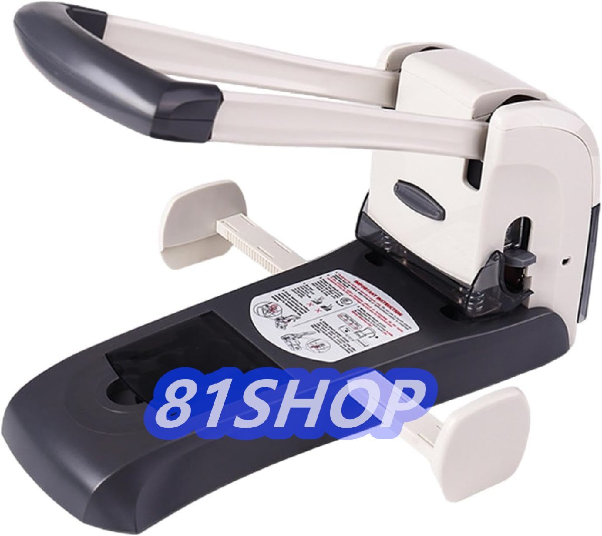 「81SHOP」 ヘビーデューティ穴パンチ家庭用品ポータブル頑丈なクラフトスクラップブッキング用 A4 B5 穴パンチャー, 200枚収容可能拍卖