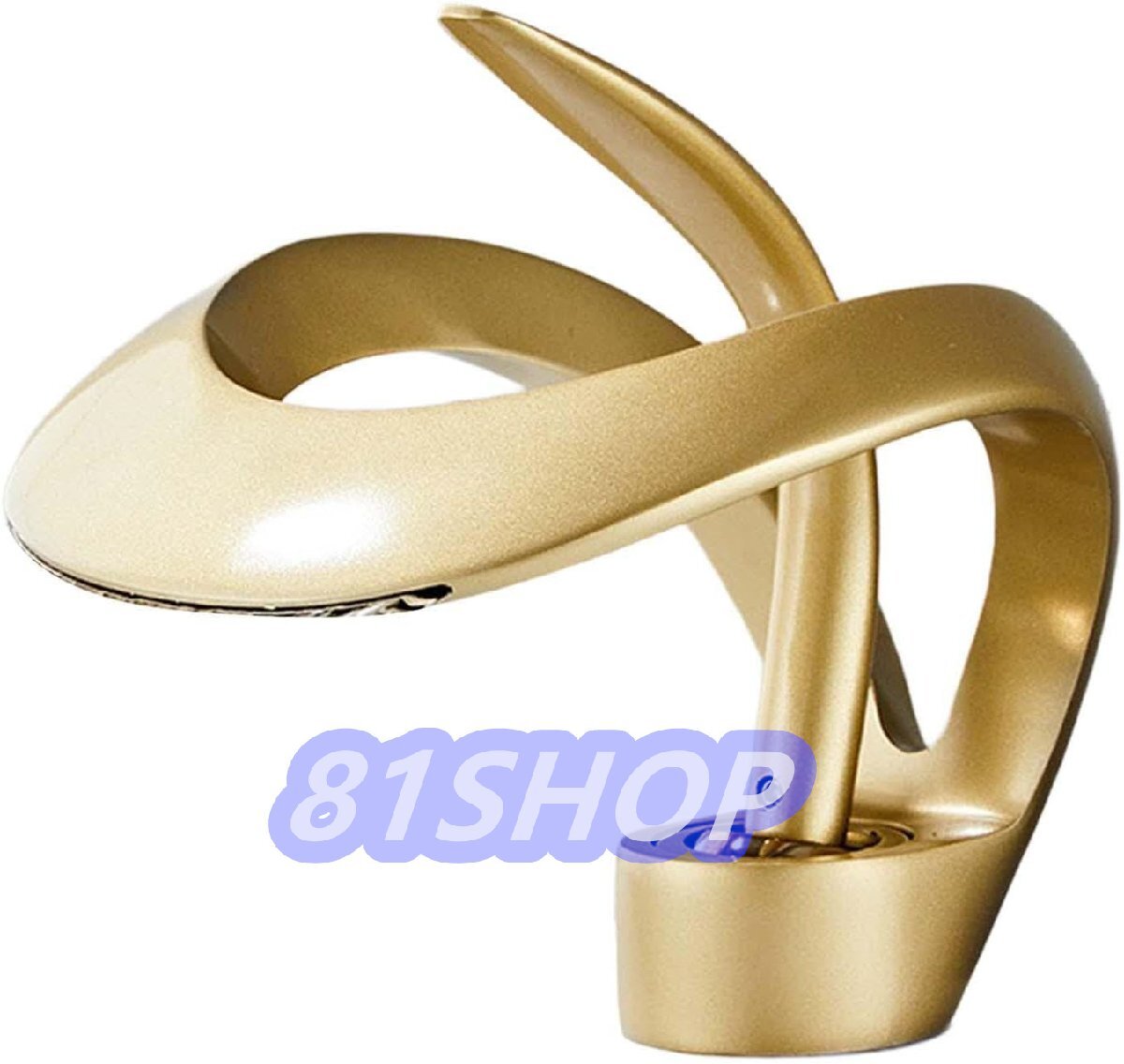 「81SHOP」モダンな住宅向けの洗練されたシングルハンドルの浴室用蛇口, 金拍卖