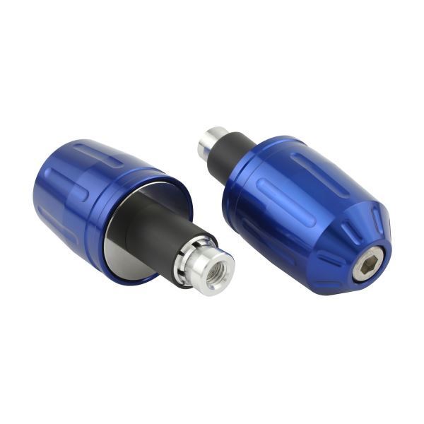 GSX-S1000F(2015-2017) 用 ウルトラヘビーバーエンドキャップ T2 タイプ(内径14-19mm対応) ブルー|ポッシュフェイス/POSH拍卖