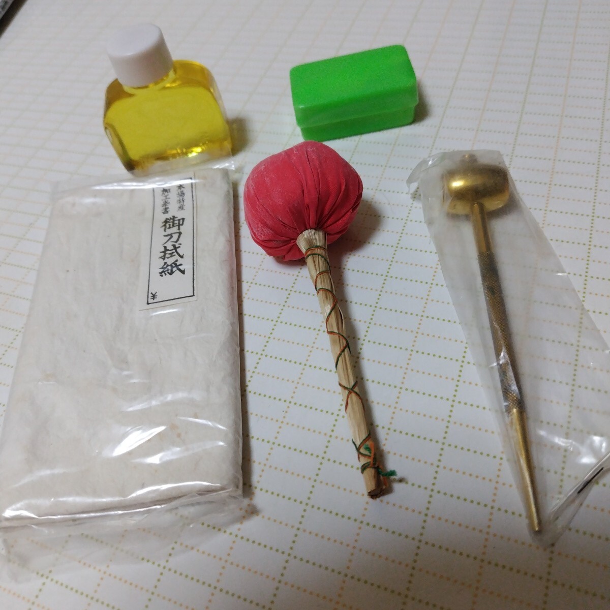 刀剣 保存手入用具 中宮刀剣店謹製 (中古)未使用。拍卖
