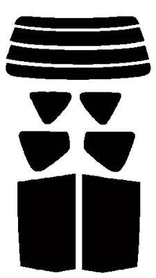 ラグジーグリーン 55% リヤセット イプサム SXM10G・SXM15G・CXM10G カット済みフィルム拍卖