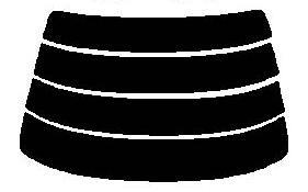 IR断熱ブラックワン 1% 2層構造フィルム リヤガラスのみ カローラ セダン E10# カット済みカーフィルム拍卖