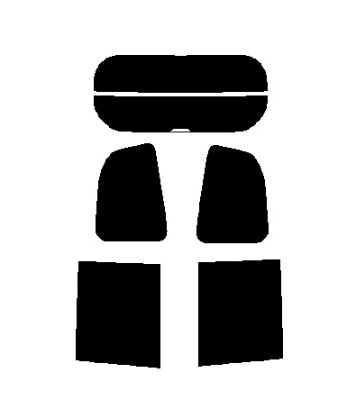 NS-008HC リヤセット ヴォクシー R90W・R95W ドット有り デジタルインナーミラー有り カット済みカーフィルム ハードコート拍卖