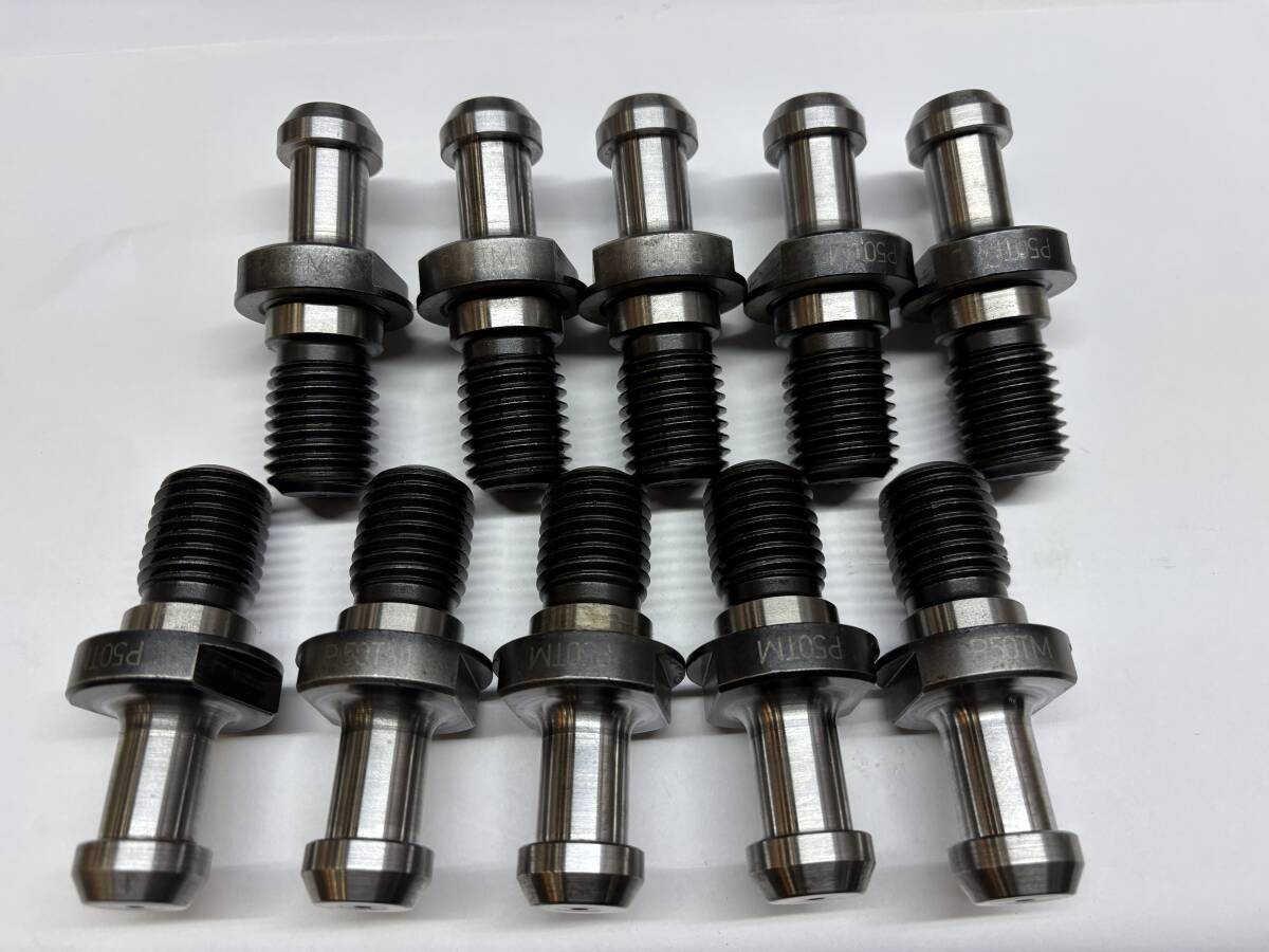 BT50 ボルト。P50TM プルスタッドボルト(BT50用)。 10本セット。 中古品 (11202438)拍卖